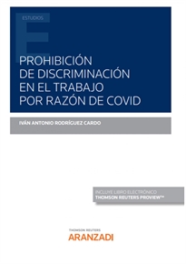 Books Frontpage Prohibición de discriminación en el trabajo por razón de Covid (Papel + e-book)