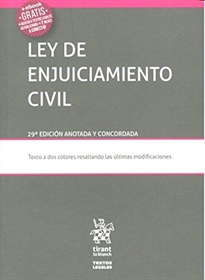 Books Frontpage Ley de Enjuiciamiento Civil 29ª Edición 2016