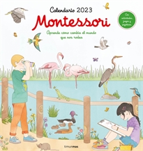 Books Frontpage Calendario Montessori 2023