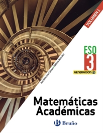 Books Frontpage Generación B Matemáticas Académicas 3 ESO 3 volúmenes