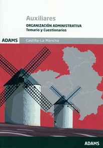 Books Frontpage Temario y Cuestionarios Organización Administrativa Auxiliares de la Junta de Comunidades de Castilla - La Mancha