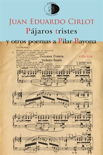 Books Frontpage Pájaros tristes y otros poemas a Pilar Bayona