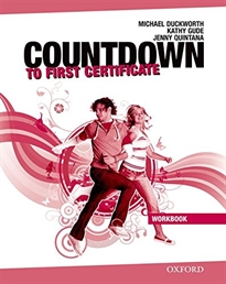 Books Frontpage Countdown to First Certificate. Workbook without Key and Student's Audio CD Pack