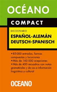 Books Frontpage Océano Compact Diccionario Español - Alemán / Deutsch - Spanisch