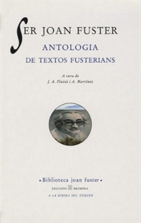 Books Frontpage Ser Joan Fuster. Antologia de textos fusterians