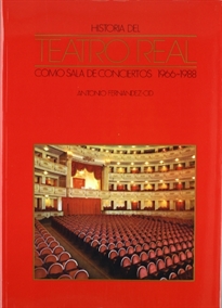 Books Frontpage Historia del Teatro Real como sala de conciertos 1966-1988