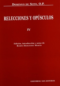 Books Frontpage Relecciones y Opúsculos IV- De merito, De indulgentiis y otros