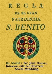Books Frontpage Regla del patriarca San Benito