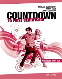 Books Frontpage Countdown to First Certificate. Workbook with Key and Student's Audio CD Pack