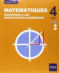 Books Frontpage Inicia Matemàtiques orientades a les ensenyances acadèmiques 4t ESO. Llibre de l'alumne