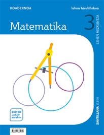 Books Frontpage Koadernoa Matematika 3 Lehen Hiruhilekoa Egiten Jakin Zurekin