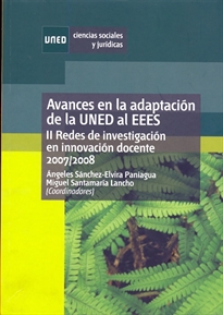 Books Frontpage Avances en la adaptación de la UNED al EEES. II redes de investigación en innovación docente 2007/2008