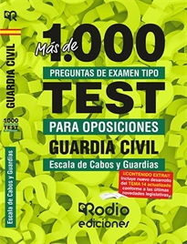 Books Frontpage Guardia Civil. Escala de Cabos y Guardias. Más de 1.000 preguntas de examen tipo test.