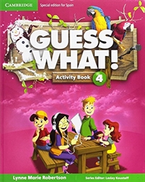 Books Frontpage Guess What! Level 4 Activity Book with Home Booklet and Online Interactive Activities Spanish Edition