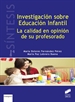 Front pageInvestigación sobre Educación infantil