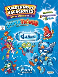 Books Frontpage Cuaderno de Vacaciones juega y aprende Superthings Guardians of Kazoom para 4 años