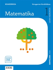 Books Frontpage Koadernoa Matematika 1 Leh Hirugarren Hiruhilekoa Egiten Jakin Zurekin