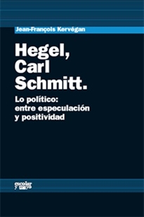 Books Frontpage Hegel, Carl Schmitt