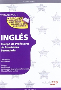 Books Frontpage Cuerpo de Profesores de Enseñanza Secundaria. Inglés. Temario Vol. I.
