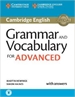 Front pageGrammar and Vocabulary for Advanced Book with Answers and Audio