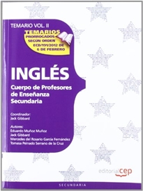 Books Frontpage Cuerpo de Profesores de Enseñanza Secundaria. Inglés. Temario Vol. II.