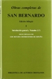 Front pageObras completas de San Bernardo. I: Introducción general y Tratados (1)