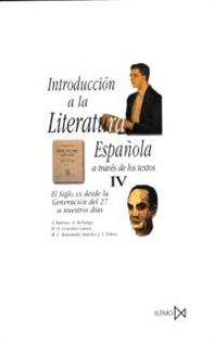 Books Frontpage Introducción a la literatura española a través de los textos IV