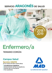 Books Frontpage Enfermero/a del Servicio Aragonés de Salud. Temario común
