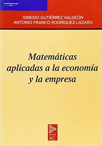 Books Frontpage Matemáticas aplicadas a la economía y la empresa