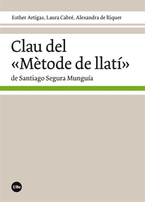 Books Frontpage Clau del "Mètode de llatí" de Santiago Segura Munguía