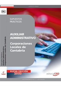 Books Frontpage Auxiliar Administrativo Corporaciones Locales de Cantabria. Supuestos Prácticos