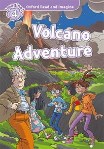 Books Frontpage Oxford Read and Imagine 4. Volcano Adventure MP3 Pack