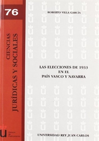 Books Frontpage Las elecciones de 1933 en el País Vasco y Navarra