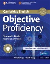 Books Frontpage Objective Proficiency Student's Book without Answers with Downloadable Software