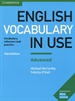 Front pageEnglish Vocabulary in Use: Advanced Book with Answers