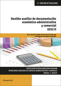 Books Frontpage Gestión auxiliar de documentación económico-administrativa y comercial