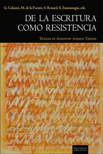 Books Frontpage De la escritura como resistencia