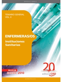 Books Frontpage Enfermeras/os Instituciones Sanitarias. Temario General Vol. II.