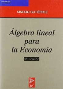 Books Frontpage Álgebra lineal para la economía