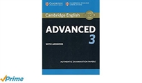 Books Frontpage Cambridge English Advanced 3. Student's Book with answers