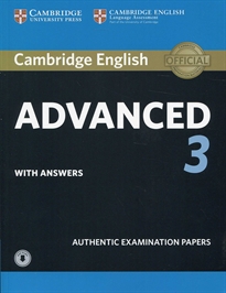 Books Frontpage Cambridge English Advanced 3. Student's Book with answers with Audio
