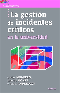 Books Frontpage La gestión de incidentes críticos en la Universidad
