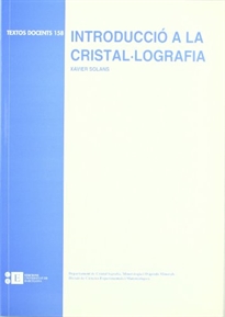 Books Frontpage Introducció a la cristal·lografia