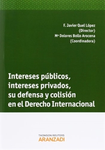 Books Frontpage Intereses Públicos, intereses privados, su defensa y colisión en el derecho internacional