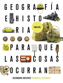 Books Frontpage Proyecto: Para que las cosas ocurran - Geografía e Historia 4. Ed. Andalucía