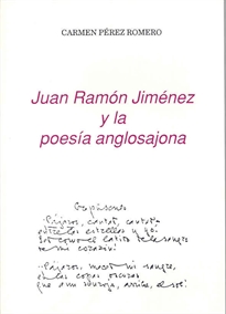 Books Frontpage Juan Ramón Jiménez y la poesía anglosajona