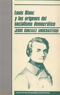 Books Frontpage Louis Blanc y los orígenes del socialismo democrático