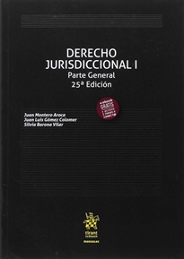 Books Frontpage Derecho Jurisdiccional I Parte General 25ª Edición 2017