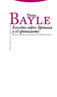 Books Frontpage Escritos sobre Spinoza y el spinozismo