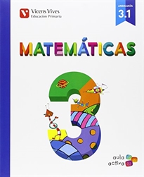 Books Frontpage Matematicas 3 (3.1-3.2-3.3) Aula Activa Andalucia